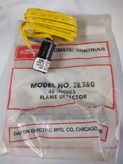FLAME DETECTOR DAYTON MODEL NO 2E360 48 INCH