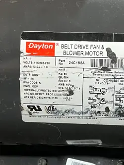 MOTOR 1HP 1PH