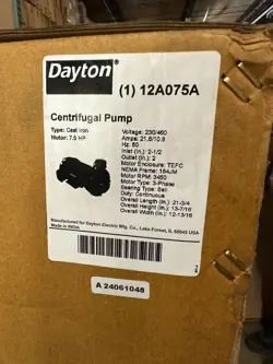 7-1/2 HP CENTRIFUGAL
