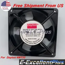 1PCS NEW FOR DAYTON 4WT33 ALUMINUM FRAME AC AXIAL COOLING FAN 240/220V 19/20W