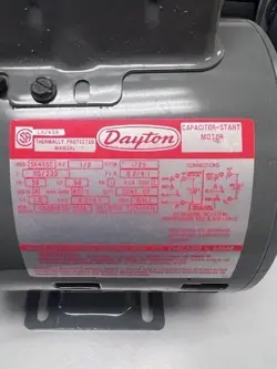 DAYTON CAPACITOR-START MOTOR