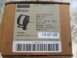 DAYTON MOTOR RPM
