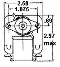C-FRAME MOTOR SHADED