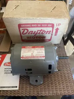 DAYTON 6K251A SPLIT PHASE PEDESTAL FAN MOTOR, 1/4 HP, 48Y FRAME, 115 AC V, 1725