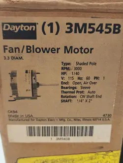 RPM 1/40 HP