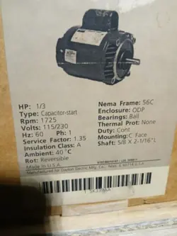 INDUSTRIAL MOTOR 5K339AA