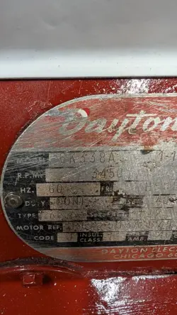 3450RPM 1PH