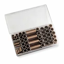 DAYTON 1X968 SLEEVE BEARING SET,56 PC,3/4IN MAX BORE 1X968