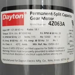 4Z063A PERMANENT SPLIT