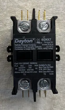 PURPOSE CONTACTOR 120VAC