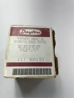 DAYTON 6A191 120V DC GEARMOTOR CONTROLLER 1/6HP 90VDC OUTPUT PERMANENT MAGNET