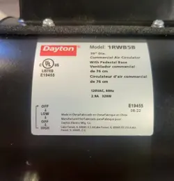 1RWB5B 120VAC