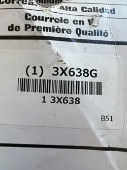 V-BELT 3X638G