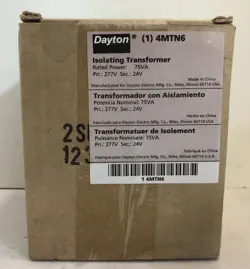 ISOLATING TRANSFORMER 75VA