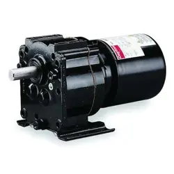 DAYTON 3M327 AC GEARMOTOR, 200.0 IN-LB MAX. TORQUE, 6.1 RPM NAMEPLATE RPM, 115V