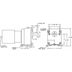 AC GEARMOTOR TEFC
