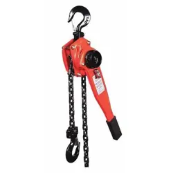 DAYTON 48ME56 LEVER CHAIN HOIST, 3,000 LB LOAD CAPACITY, 15 FT HOIST LIFT, 1