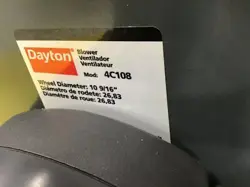 DAYTON BLOWER W/