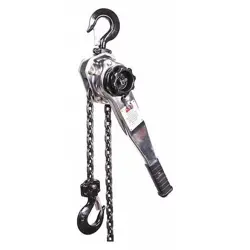 DAYTON 3TP96 LEVER CHAIN HOIST, 3,000 LB LOAD CAPACITY, 20 FT HOIST LIFT, 1