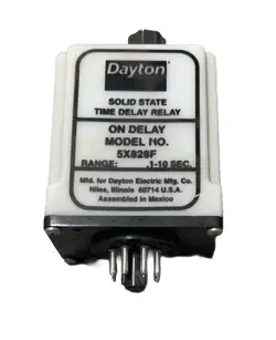 🔥(AN) USED DAYTON TIME DELAY RELAY 5X828F