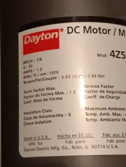 MOTOR REVERSIBLE