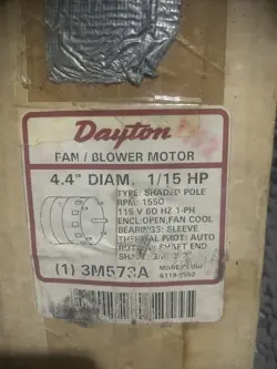NEW DAYTON 3M587A