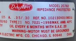 POLE BLOWER MOTOR