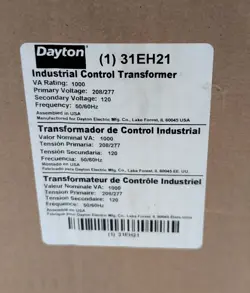 CONTROL TRANSFORMER KVA