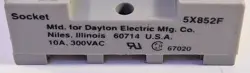 5X852F RELAY SOCKET