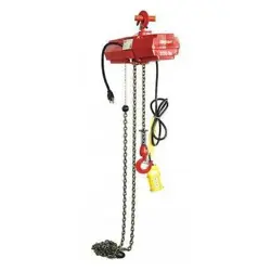 DAYTON 4GU70 ELECTRIC CHAIN HOIST, 300 LB, 10 FT, HOOK MOUNTED - NO TROLLEY,