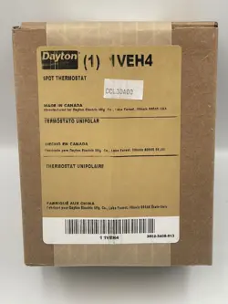 DAYTON 1VEH4 SPDT THERMOSTAT- BRAND NEW