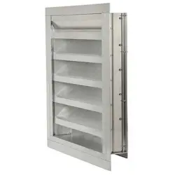 DAYTON 20UA22 LOUVER DAMPER,ADJUSTABLE,24H X 24W