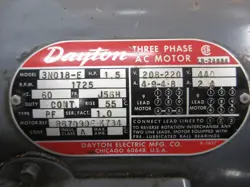 1800RPM 208-220/440V