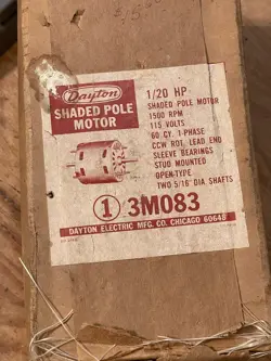1/20 HP MOTOR