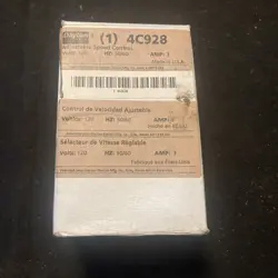DAYTON ADJUSTABLE SPEED CONTROL 4C928