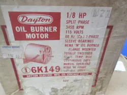 1/8 HP 3450
