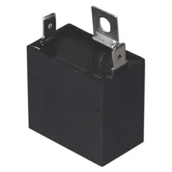 DAYTON 22F174 MOTOR RUN CAPACITOR,4 MFD,1-7/8 IN. H