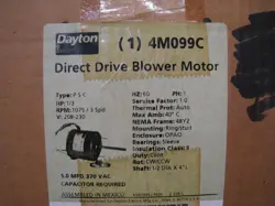 1/3HP 230V