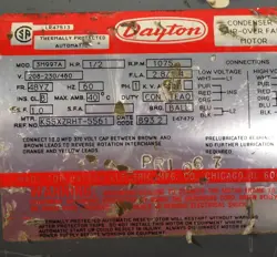 MOTOR. HP:1/2