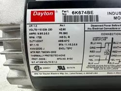 INDUSTRIAL MOTOR 1HP