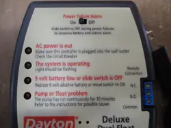 DAYTON DUAL FLOAT SWITCH & CONTROLLER 1APP4 NEW SURPLUS