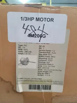 RPM 60HZ 208-230V