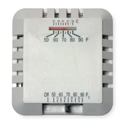 DAYTON 4PU51 LOW VOLTAGE THERMOSTAT, HARDWIRED, 24VAC