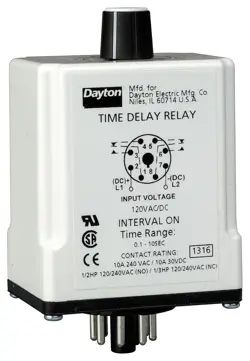 120VAC/DC 0.6-60SEC 10AMP