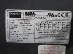 PURPOSE MOTOR FAN