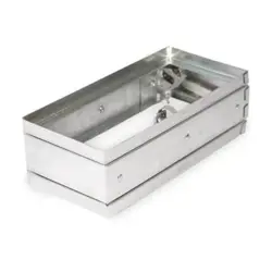 DAYTON 2TGD7 RECTANGULAR FIRE DAMPER,11-3/4X13-3/4 IN