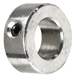 DAYTON 1L625 SHAFT COLLAR,SET SCREW,1PC,1/8 IN,ST,PK3