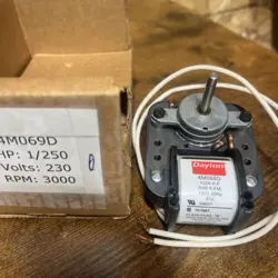 DAYTON 4M069D FAN MOTOR 230V 60HZ 3000 RPM 1/250 HP