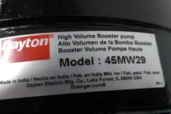 MAX RPM 230/460VAC