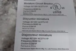 CIRCUIT BREAKER